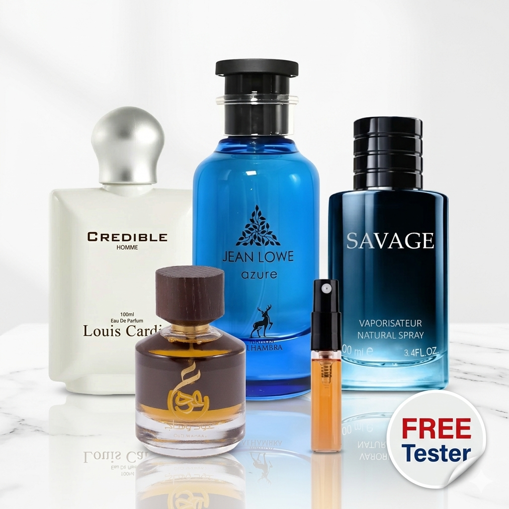 Value Deal – 4-in-1 Perfume Bundle + Free Tester – QAR 299